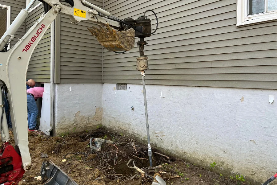 Helical Pier Installation in Brunswick, GA